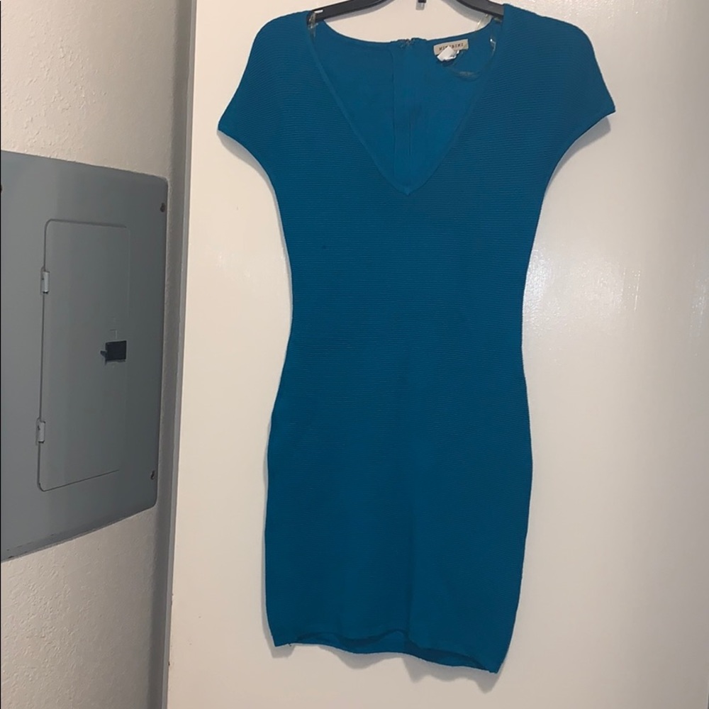 Dark Turquoise mini dress
